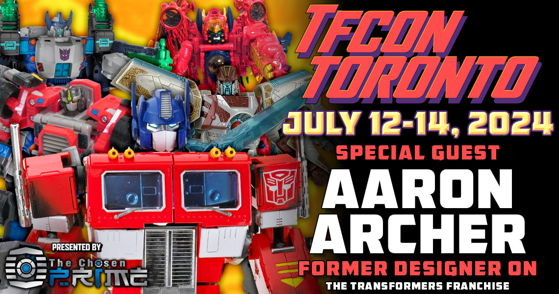 Transformers designer Aaron Archer to attend TFcon Toronto 2024